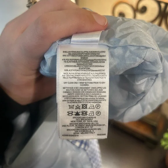 Brooks Brothers blue gingham dress - Picture 7 of 7